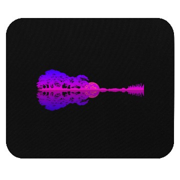Discover Guitar Reflection Mouse Pads