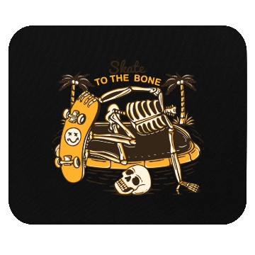 Discover SKATE TO THE BONE Mouse Pads