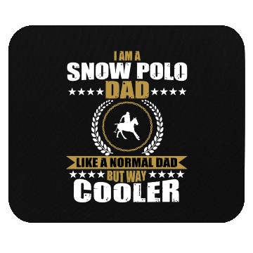 Discover Snow Polo Dad Saying Men Mouse Pads