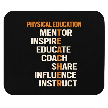 Discover Pe Physical Education Teacher Teach Back To School Mouse Pads