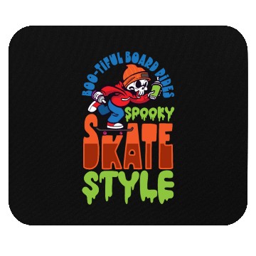 Discover Spooky Horror Skateboarder Halloween Skateboarding Mouse Pads