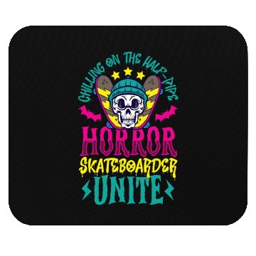 Discover Spooky Horror Skateboarder Halloween Skateboarding Mouse Pads