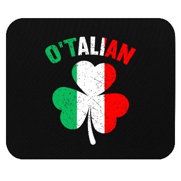 Discover Italian Irish Relationship St Patrick's Dayethnici Mouse Pads
