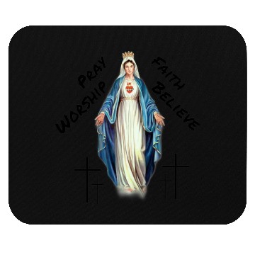 Discover Virgin mary Mouse Pads