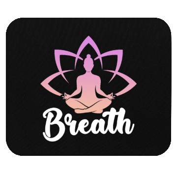 Discover Breath Yoga Meditation Mouse Pads
