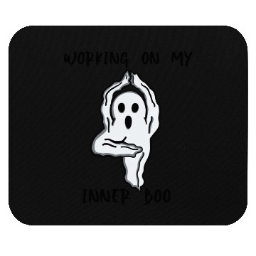 Discover ghost halloween relax yoga Mouse Pads
