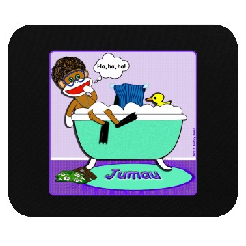Discover Jumau the Sock Monkey Mouse Pads