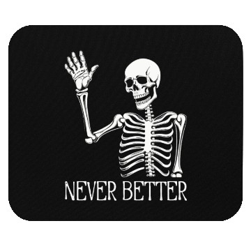 Discover Funny Halloween Skull Mouse Pads | Sarcastic Dead Inside