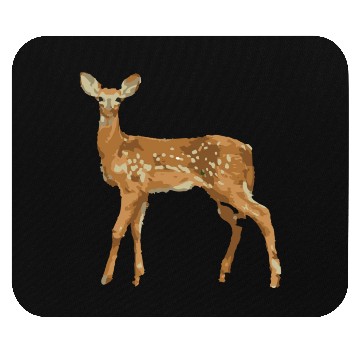 Discover Deer watercolor illustration Mouse Pads