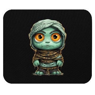 Discover Halloween Spooky Cartoon Mummy Mouse Pads
