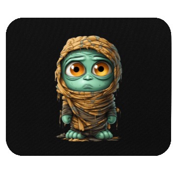 Discover Halloween Spooky Cartoon Mummy Mouse Pads