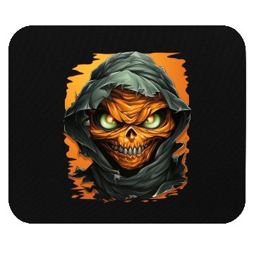 Discover Halloween Spooky Cartoon Mummy Mouse Pads