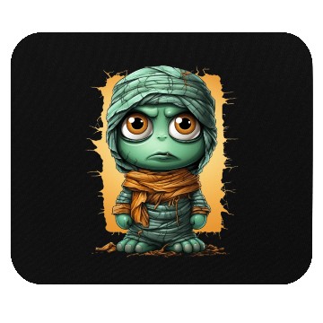 Discover Halloween Spooky Cartoon Mummy Mouse Pads