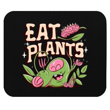 Discover eat plants Mouse Pads