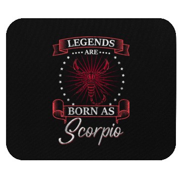 Discover Scorpion Stars November Character Mouse Pads