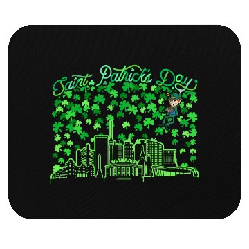 Discover Saint Patrick's Day Stuttgart Germany Mouse Pads