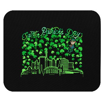 Discover Saint Patrick's Day Stuttgart Germany Mouse Pads