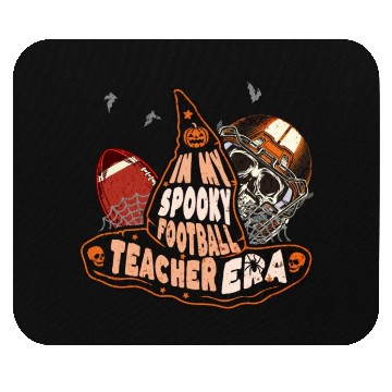 Discover In My Spooky Football Teacher Era Witch Mouse Pads