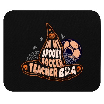 Discover In My Spooky Soccer Teacher Era Witch Mouse Pads