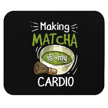 Discover Green Tea Lover Japanese Matcha Latte Drink Matcha Mouse Pads