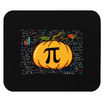 Discover Pumpkin Pi Mathematics Halloween Thanksgiving Fall Mouse Pads