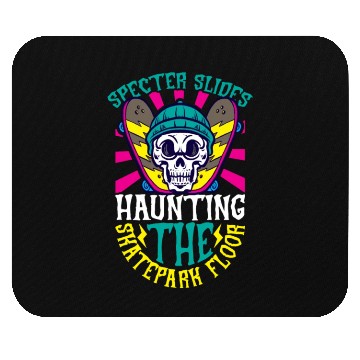 Discover Spooky Horror Skateboarder Halloween Skateboarding Mouse Pads