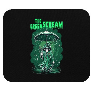 Discover The Green Scream Mouse Pads