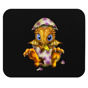 Discover Cute Baby Dragon Mouse Pads