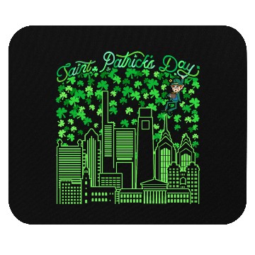 Discover Saint Patrick's Day Philadelphia Pennsylvania Mouse Pads