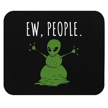 Discover Ew People Alien Snowman Mouse Pads