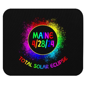 Discover Total Solar Eclipse Maine 4/28/24 Kids Eclipse Mouse Pads