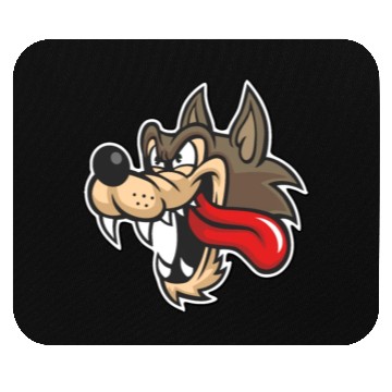 Discover Fox head Mouse Pads