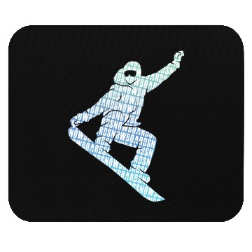 Discover Snowboarder Cool Freestyle Snowboarding Mouse Pads