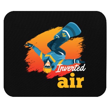 Discover Freestyle Snowboarding Inverted Air Snowboard Mouse Pads