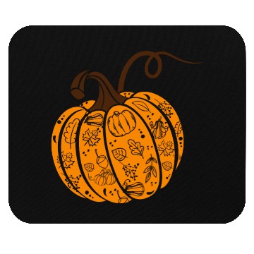 Discover Halloween, Pumpkin, Fall, Thanksgiving Mouse Pads