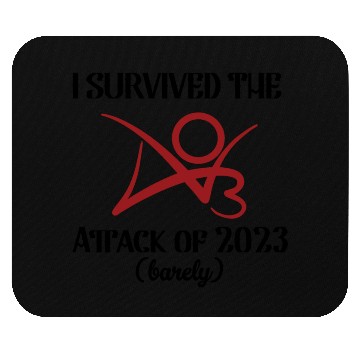 Discover I Survived The AO3 Attack of 2023 barely Mouse Pads