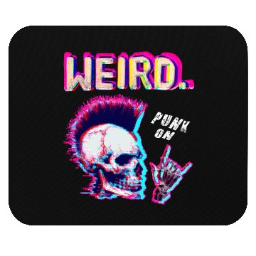 Discover Weird - For Halloween Lovers Punk Rock Mouse Pads