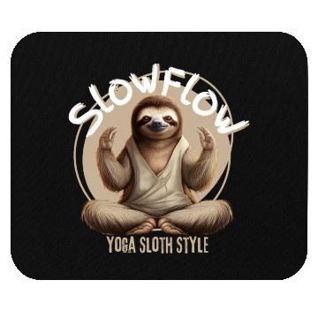 Discover Slow Flow: Yoga, Sloth Style Mouse Pads
