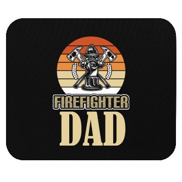 Discover FIREFIGHTER DAD Mouse Pads