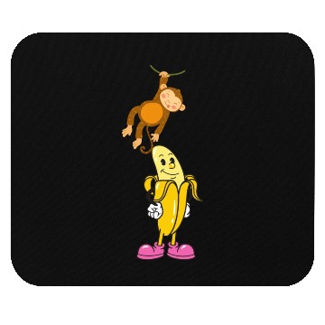 Discover Banana and Monkey Mouse Pads