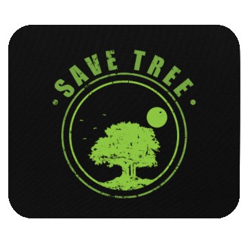 Discover Save Tree Nature Forests Leaves Environment Mouse Pads