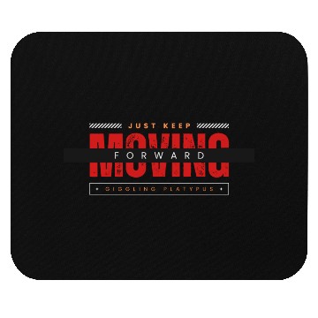 Discover Black White Typography Motivation Mouse Pads
