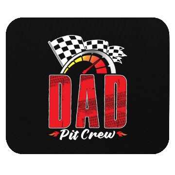 Discover Dad Pit Crew Mouse Pads