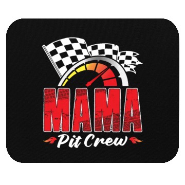 Discover Mama Pit Crew Mouse Pads