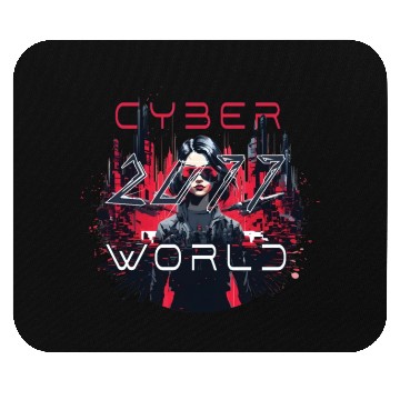 Discover cyberpunk world Mouse Pads
