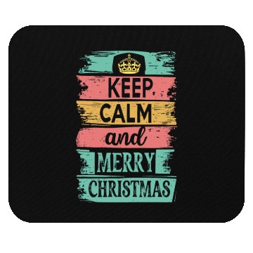 Discover Keep Calm and Merry Christmas Mouse Pads