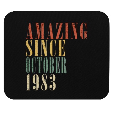 Discover october 1983 Anniversary october 1983 october Mouse Pads