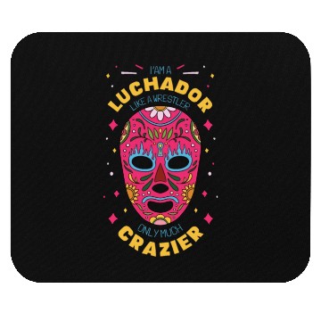 Discover Mexican Wrestling Wrestler Lucha Libre Mask Mexico Mouse Pads