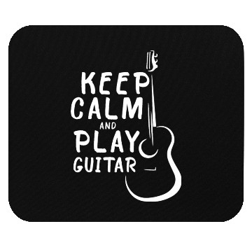 Discover Keep Calm and Play Guitar Music Lovers Mouse Pads