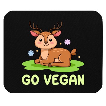 Discover Deer Design for proud Vegans Mouse Pads